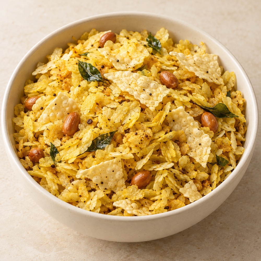 Papad Poha Chevdo